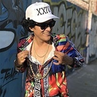 Bruno Mars lookalike impersonator